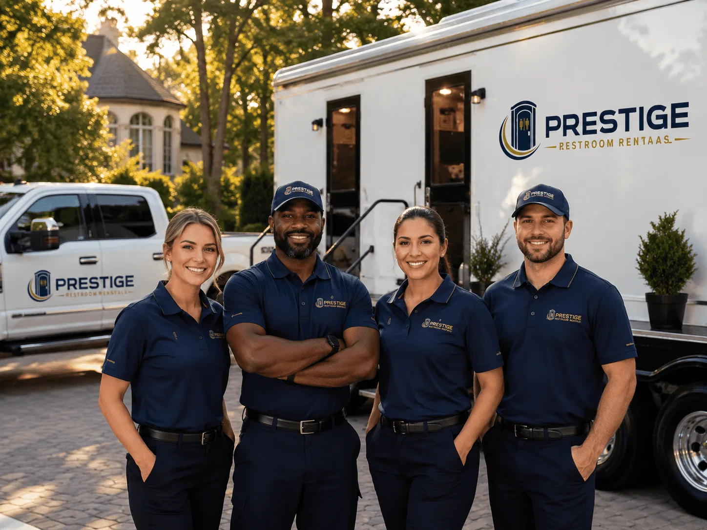 Trusted Luxury Portable Restrooms company in Left Hand, WV